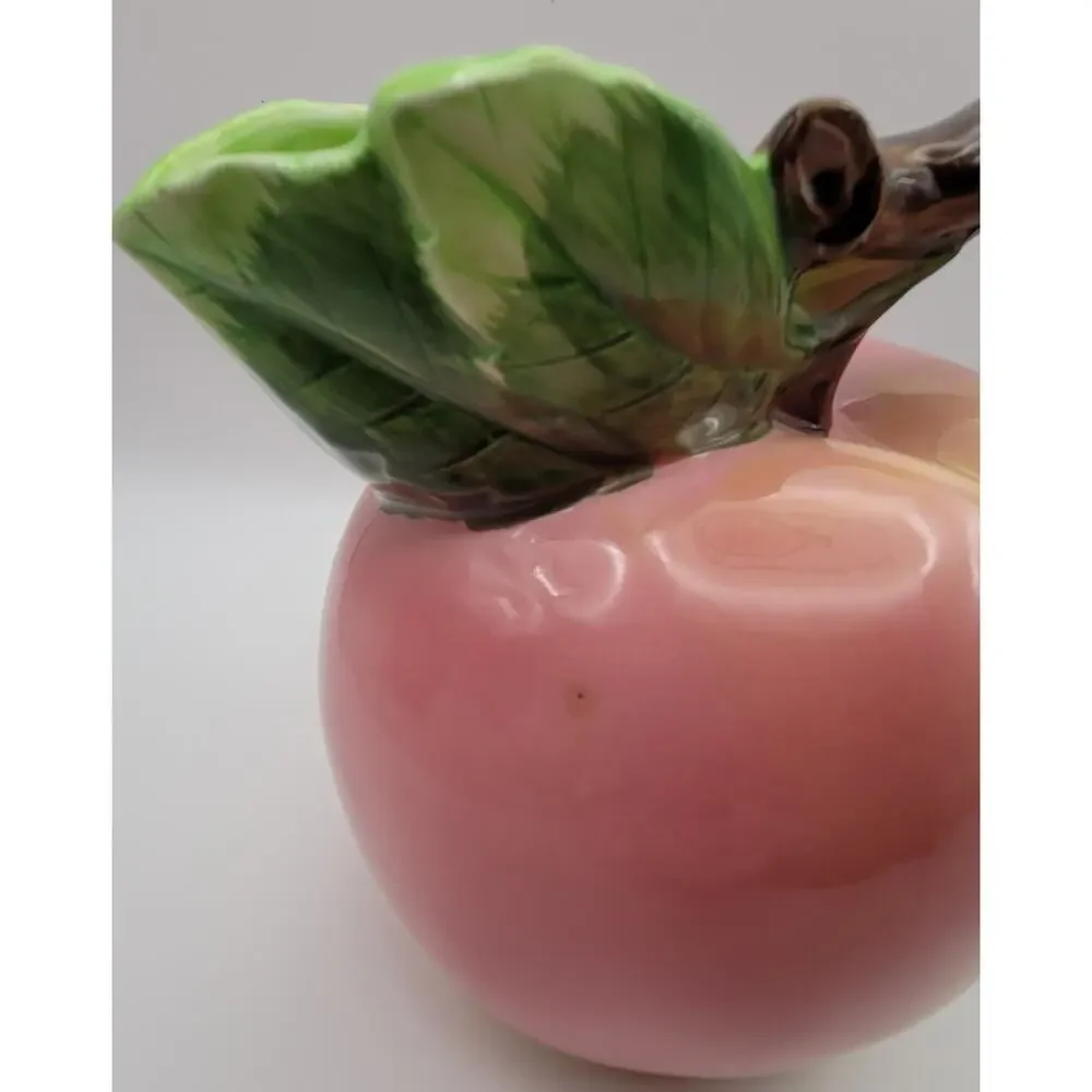 Pottery Barn Ceramic Peach Juice Water Iced Tea Pitcher